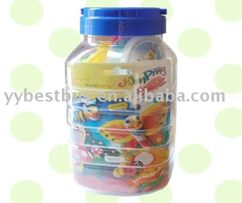 bouncing putty/clay toy set