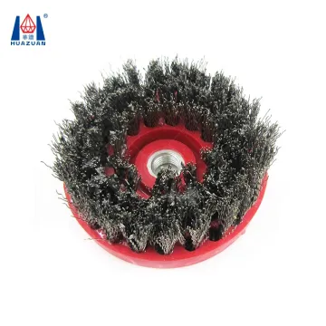 Angle Grinder Round Polishing Abrasive Steel Wire Brush for Granite & Concrete
