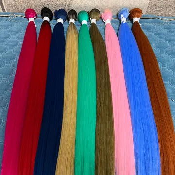 Wholesale Ombre Straight Synthetic Hair Bundles: Super Soft, Smooth, and Natural Black Extensions