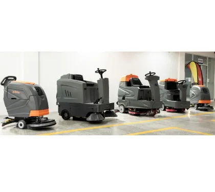 Commercial Industrial Walk-Behind Floor Scrubber