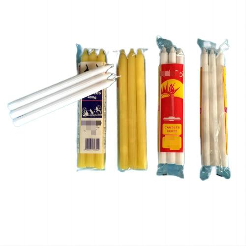 300g africa stick fluted shape polybag packing candles