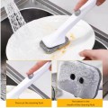 Scrubbing Brush for Dishes with Long Handle