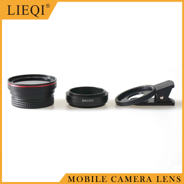 LIEQI NEW 0.42x Super Fisheye Lens with Macro high quality multi-coated lanthanide optical glass