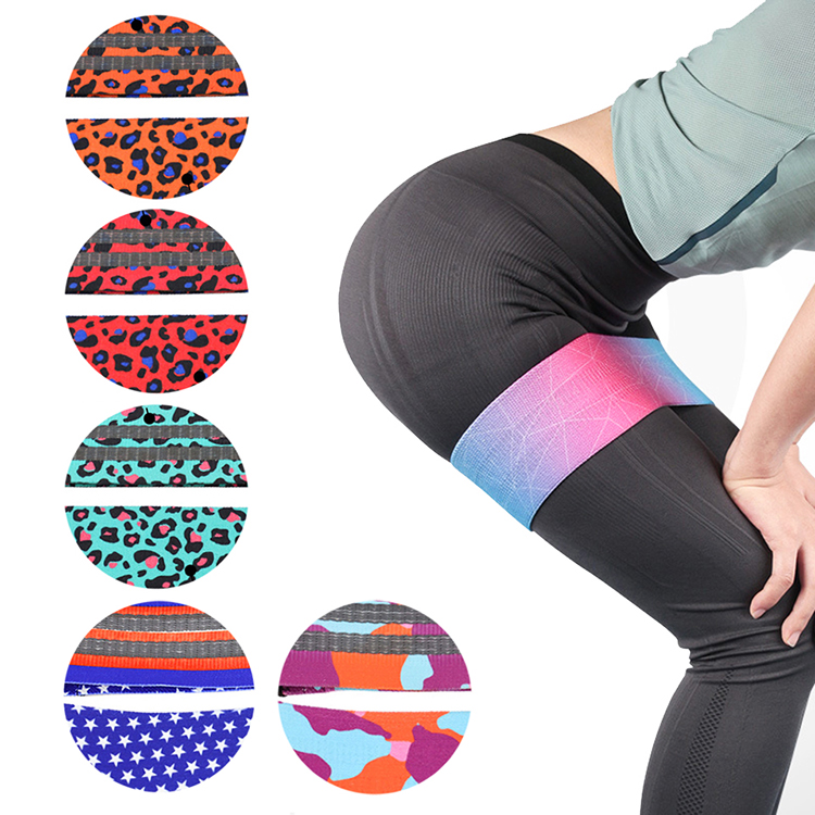 Elastic Fitness Fabric Hip Circle Resistance Band