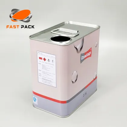olive oil tin cans food grade with spout