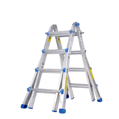 Sturdy aluminum telescopic steps