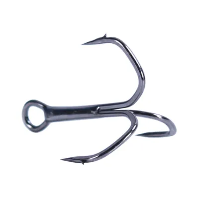 High Carbon Steel Jig Bait Hooks - New Sea Fishing Barb Black 4#6#8# Meg Abass Treble Lures