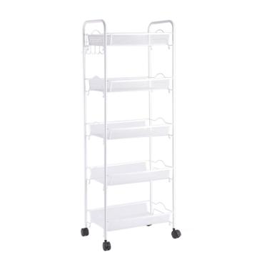 Large Storage Capacity Trolley with Lockable Wheels