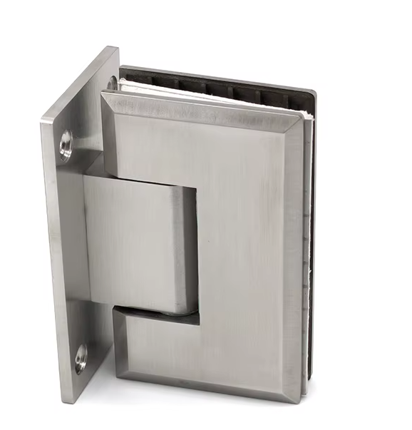 Clips de ducha serie biselados de vidrio a pared B2001