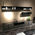 Luxus -Wohnzimmer TV Arche Holz Metall gemahlen