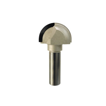 12.7mm Shank Round Bottom Core Box PCD Router Bit and Round Nose Handrail Grooving Cutter Tool