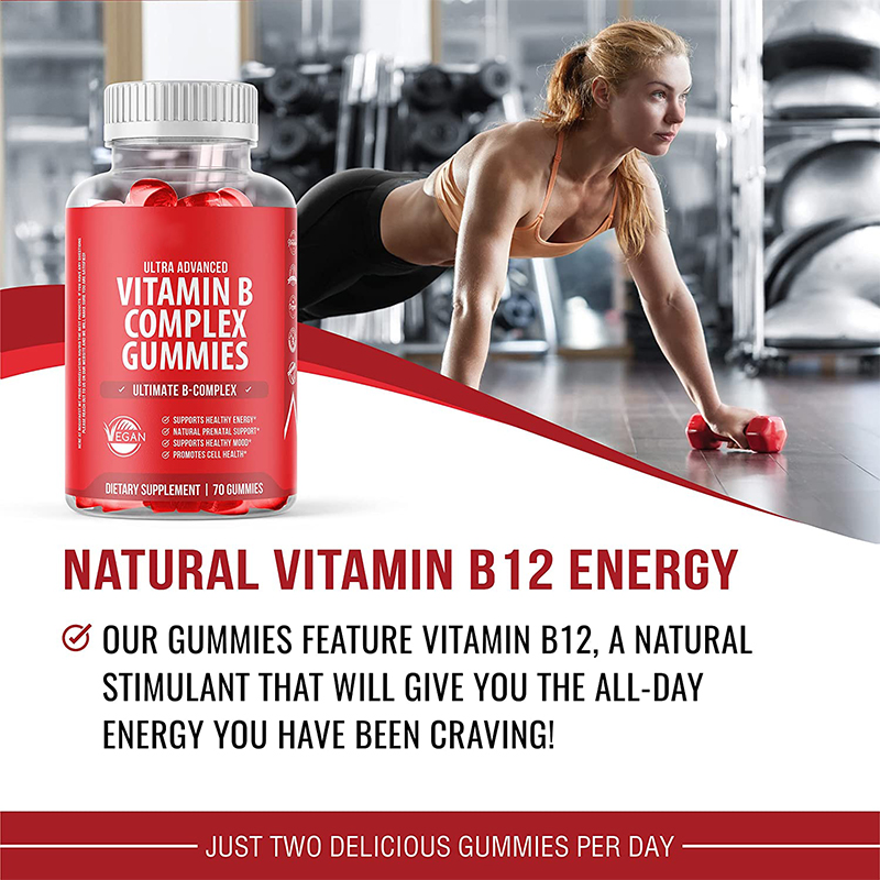 OEM/ODM Energy Booster Vitamin B12 energy creatine monohydrate gummies for Energy Support