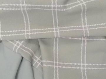 Stricker Polyester Twill Spandex Schaumdruckgedruckte Stoff
