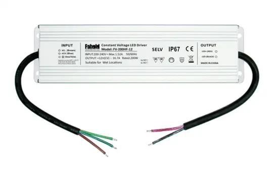 200W 24V Switching Power Supply IP67 Constant Voltage LED Driver