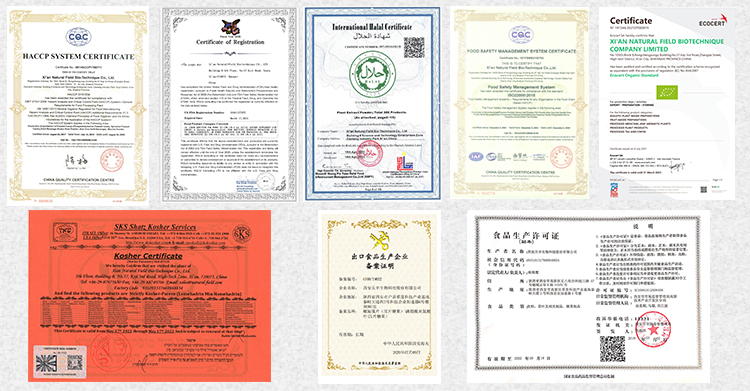 Natural Field Certifications