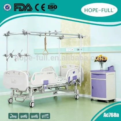 CE ISO certification function purple hospital bed