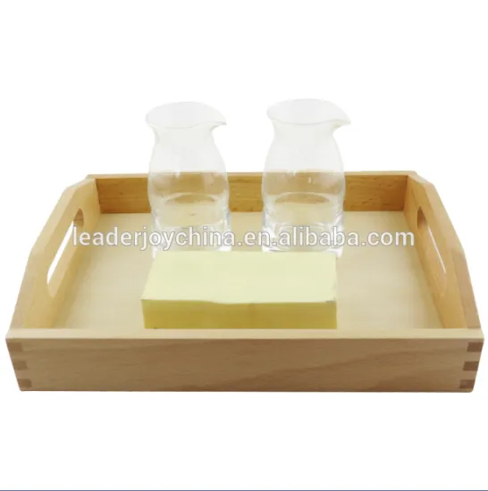 Montessori wooden educational toys set for pouring variation 1