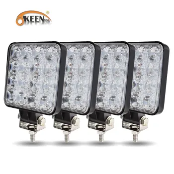OKEEN New Led light bar 48w Led bar 16barra Square Spotlight Off road LED work light 12V 24V For Car Truck 4X4 4WD Car SUV ATV