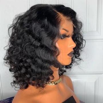 Short Deep Wave 13x6 HD Lace Wig 10inch