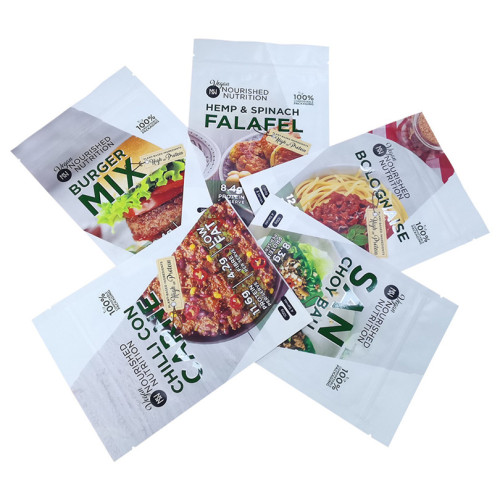 Pacchetto snack sostenibile Sigillo di calore Imballaggio alimentare
