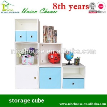 2015 convenient L shape plastic storage box with door&shelf