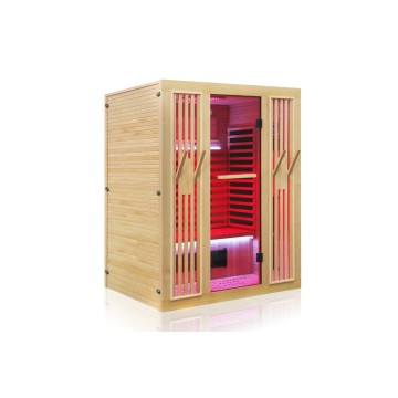 Sauna de sauna de infravermelho 3 pessoas de infravermelho SAUNA