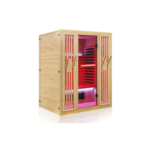 Sauna de sauna de infravermelho 3 pessoas de infravermelho SAUNA