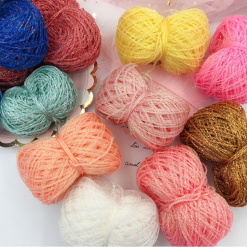 Factory Supply: Shine Crochet, Blast Bear Lurex Yarn, Glitter, Fancy Metallic Thread, Sparkle Hand Knitting, Metallic Lurex Yarn