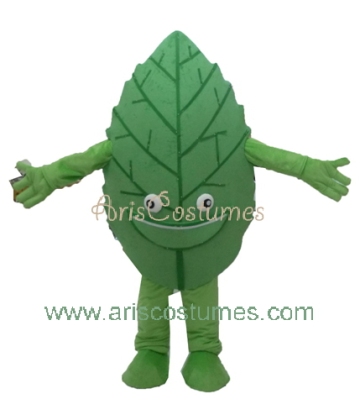 leaf mascot customized mascot made party costumes