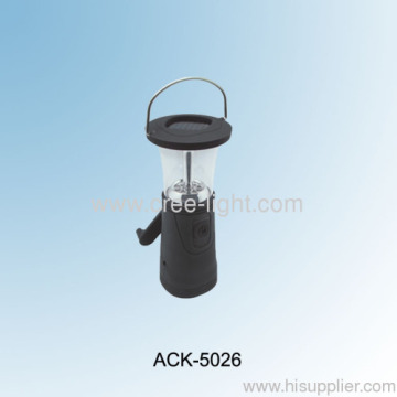 6led Portable Lamp Solar Hand Cranking Camping Lantern Ack-5026 