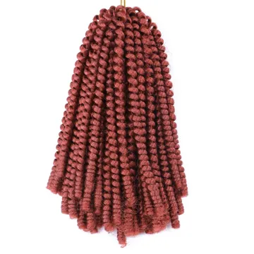 AliLeader 8 Inch 30Strands/Pack Ombre Hair Synthetic Crochet Braid Spring Twist Hai Extension Spring Twist Crochet Hair