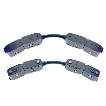LEDEAST TSM-LFHR DC48V Safe Voltage Magnetic Track Connector for Curved Lighting Systems
