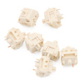 NovelKeys x Kailh Cream switch 4pin 5pin RGB SMD linear 55g force 5pin mx stem switch for backlit mechanical keyboard 50m