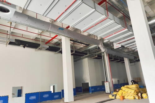 Supported Fabric Duct Project in a Factory in Changsha