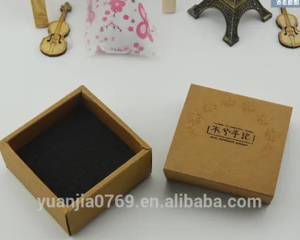 Wholesale jewelry storage box,kraft paper box for jewelry storage