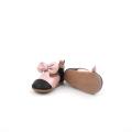 Zapatos de ballet de cuero suave para bebé