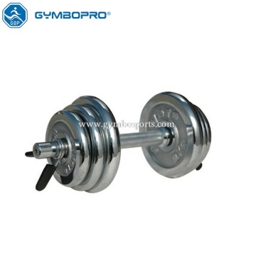 Best Chrome Fitness Home Gym 10kg Weight lifting Dumbbell