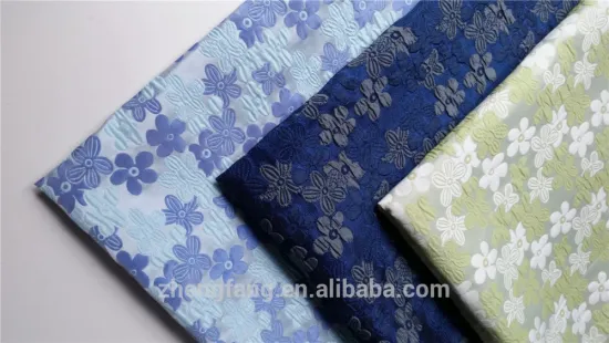 Cheap 100% polyester jacquard woven fabric