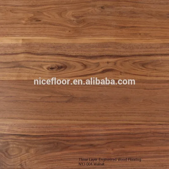 WALNAT WOOD Three Layer Engineered Solid Wood Flooring