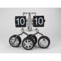 Four Wheels Car Flip Clock Kti