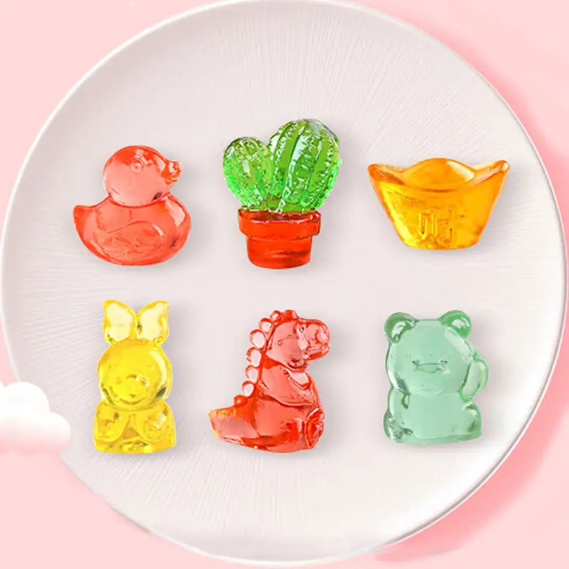 OEM/ODM Cube Shape Jelly Candy Gummy Sour Sweet Halal Soft Mix Fruity Gummy Candy