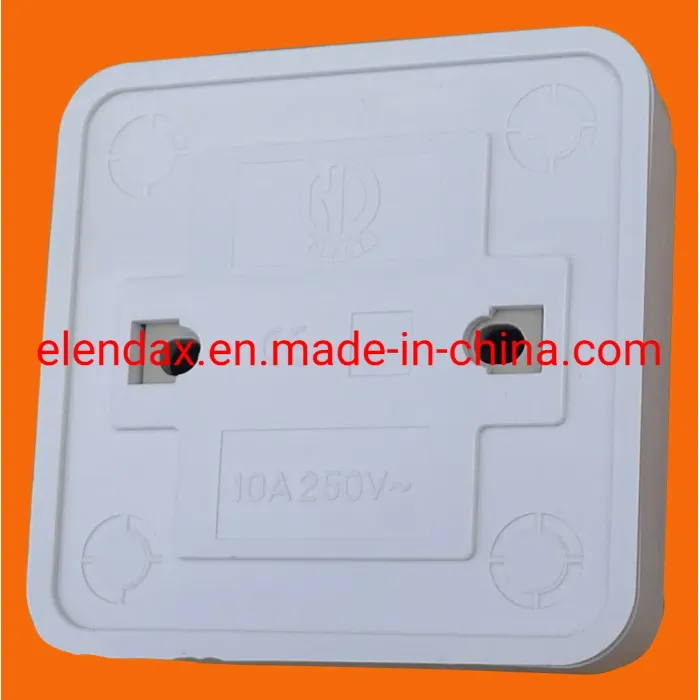 Sakelar Daya Dinding Terpasang di Permukaan Gaya Eropa S1101