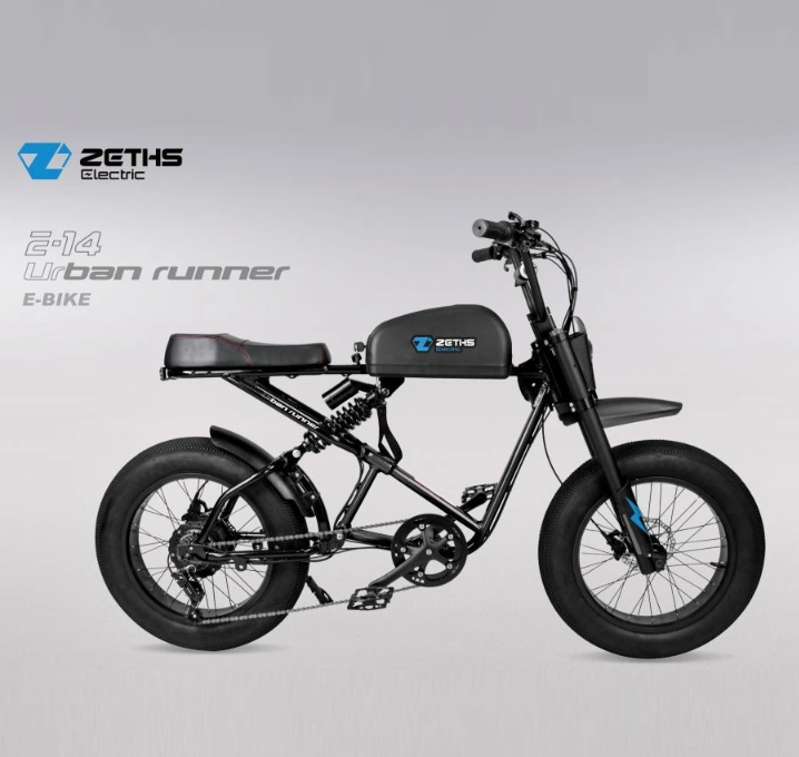 Electric bike with brake levers