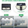 410 LED Human Induction Solar Lamp