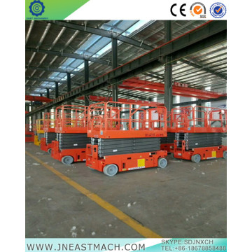 12m Cheap Mobile Battery Power Hydraulic Scissor Lift