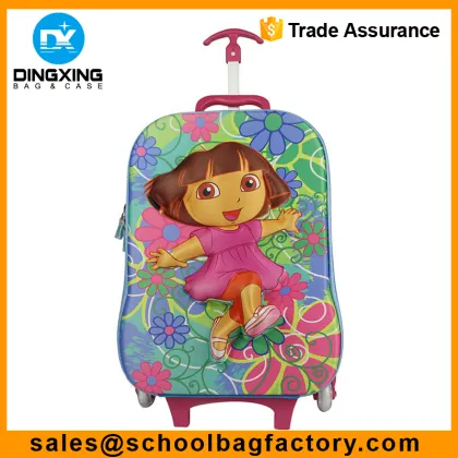 Girls Trolley Bag Kids trolley bag 3D Trolley bag