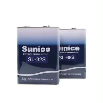 Sunoco 4L Refrigerant Oil, Sunice SL-32S Refrigeration Lubricant Oil, and Compressor Parts for Refrigeration Systems
