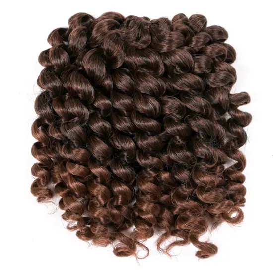 brown Blonde Bug Jumpy Wand Jamaican Bounce Curl 8 inch Synthetic Crochet Hair Extensions Ombre Braiding Hair twist