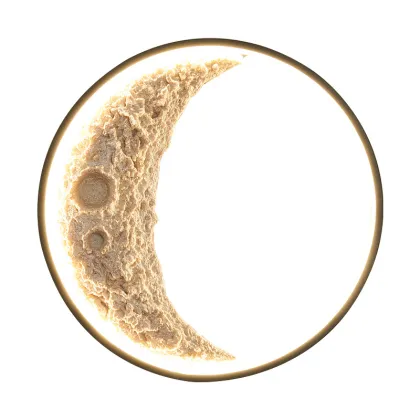 Moon Wall Light 80cm 100cm LED Half Moon Light