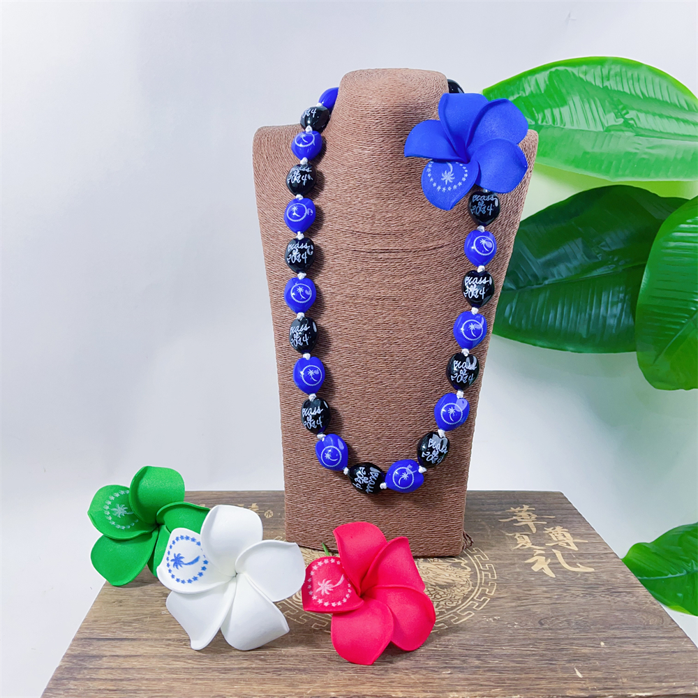 DIY Kukui Nut Beads Graduation Leis